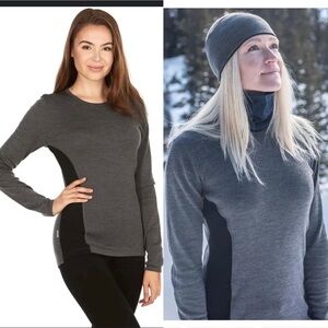 Minus33 Ossipee Women’s Crew 100% Merino Wool Midweight ,XS